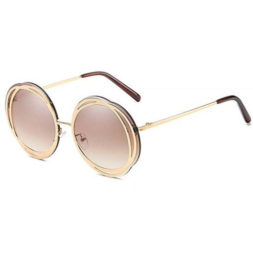 Colorado Gold Round Sunglasses