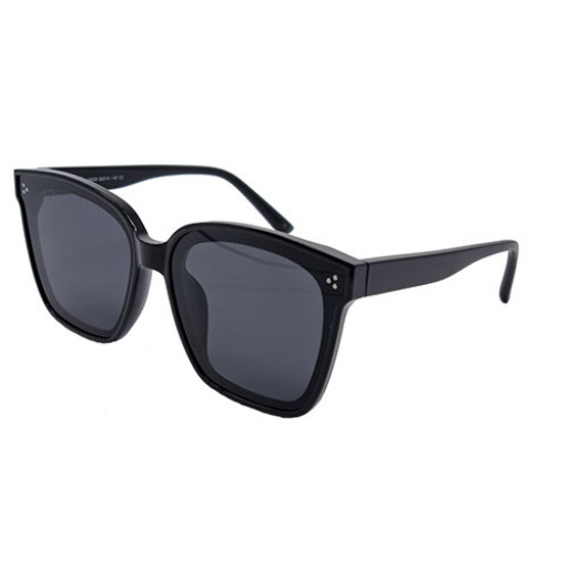 Marbella Black Square Oversized Sunglasses