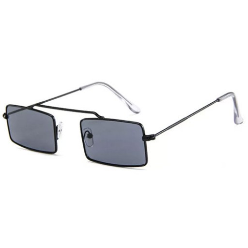 Ibiza Small Rectangle Black Sunglasses